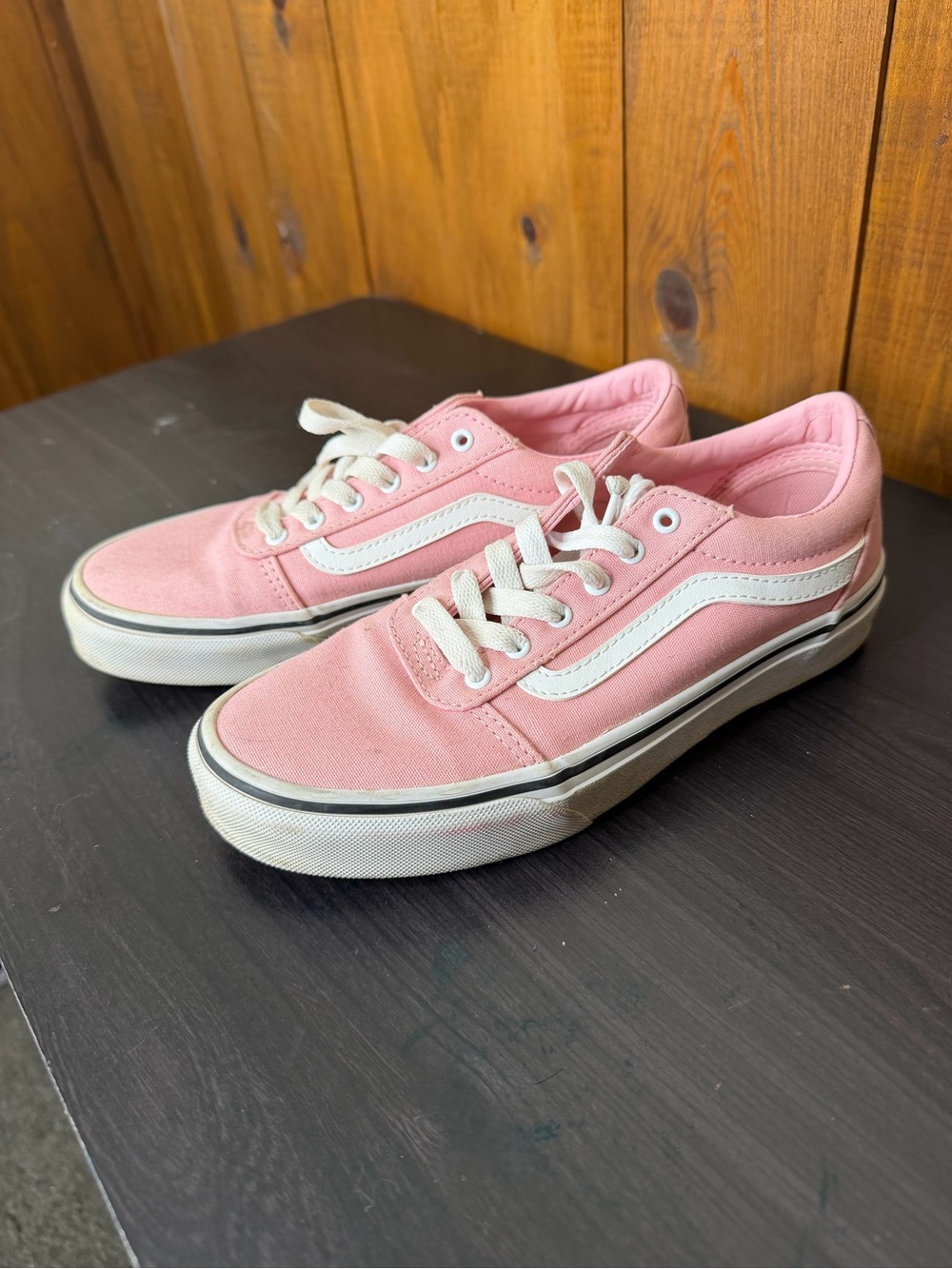 Vans Pink Old Skool Low-Top Sneakers